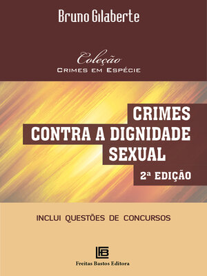 cover image of Crimes Contra a Dignidade Sexual
